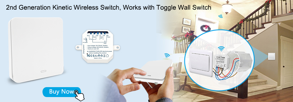 Wireless Remote Control DIY Light Switch with Magnetic Plate 10A works with  manual wall switch